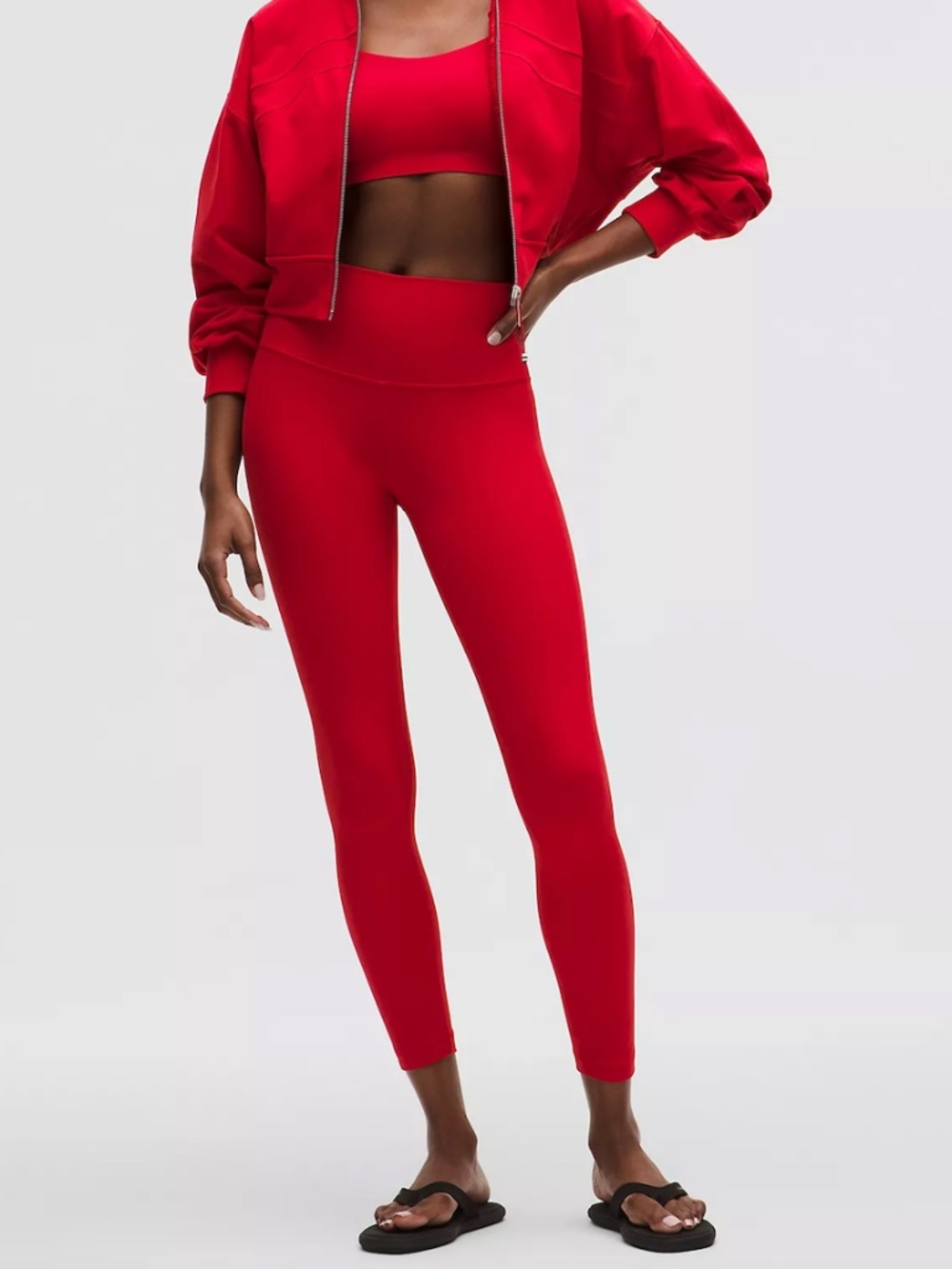Lululemon Align™ High-Rise Pant 25" in Red, Size 2